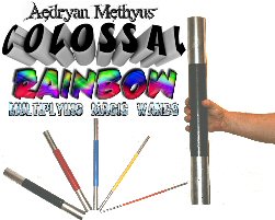 Colossal Rainbow Multiplying Magic Wands - Multiplying Appearing Magic Wand Trick